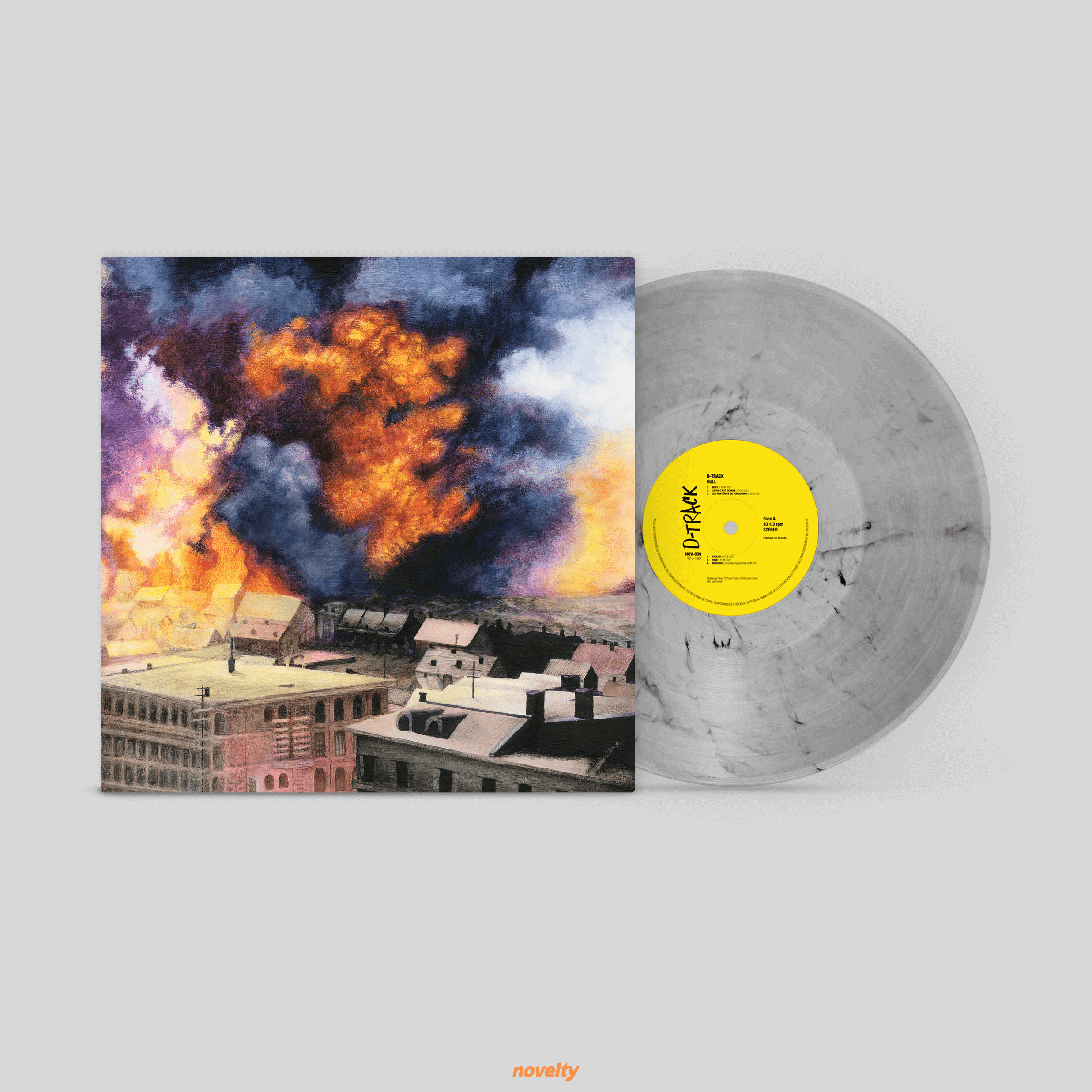 L'ALBUM HULL DE D-TRACK EST MAINTENANT DISPONIBLE EN VINYLE!