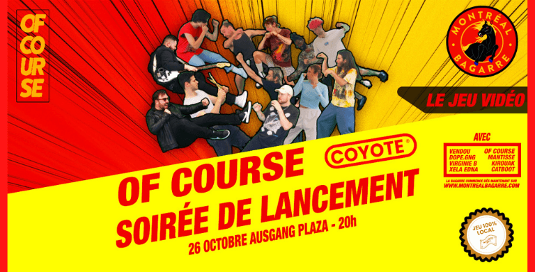 ÇA BOUGE POUR OF COURSE! jeu vidéo et spectacle de lancement