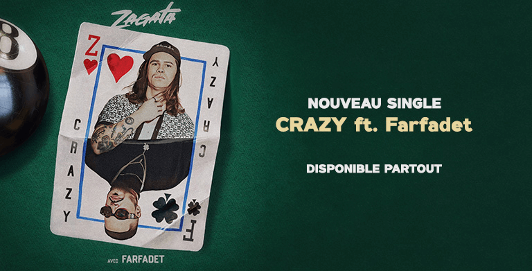 “CRAZY": AN EXPLOSIVE MIX OF STYLES BY ZAGATA AND FARFADET 