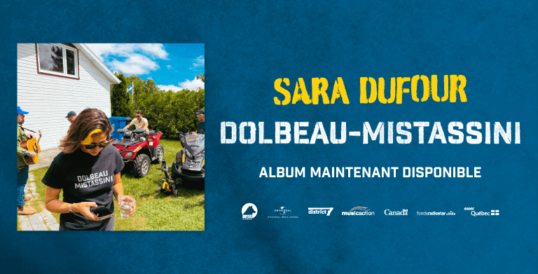 SARA DUFOUR PRÉSENTE SON QUATRIÈME ALBUM DOLBEAU-MISTASSINI 
