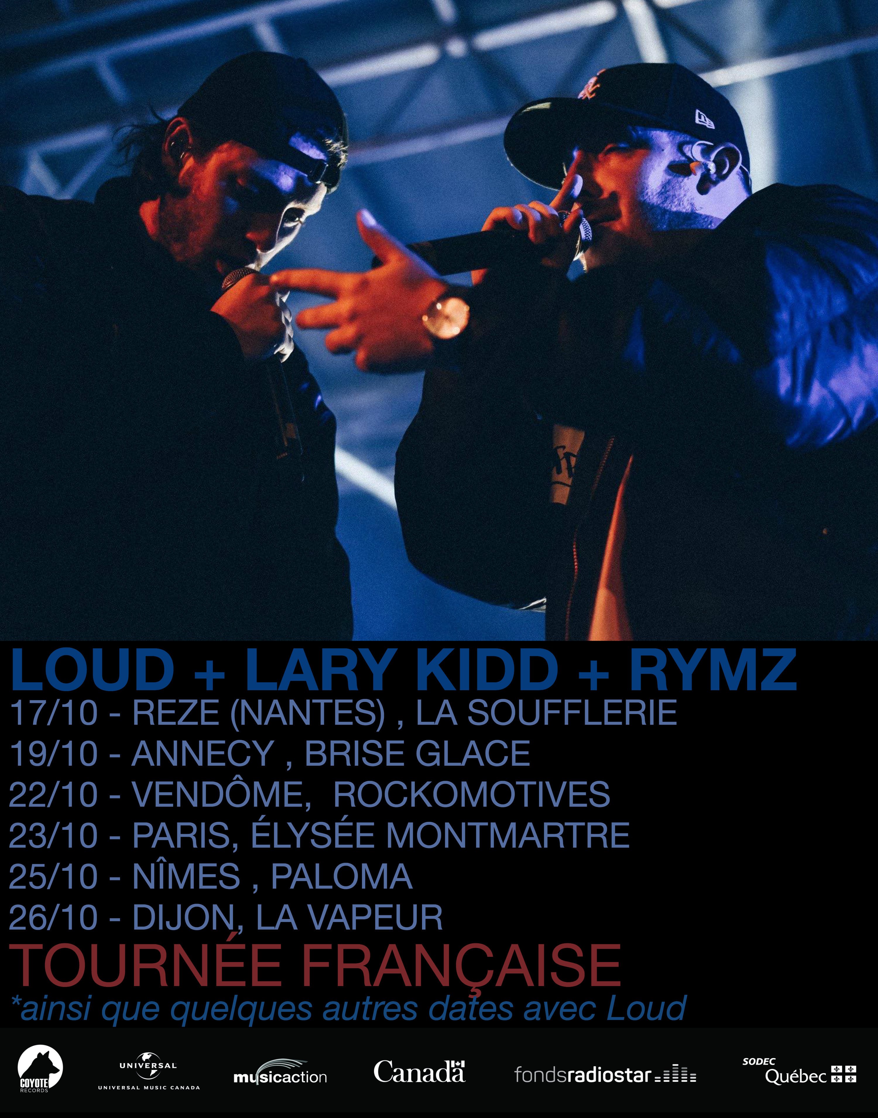 Lary Kidd s'en va en France